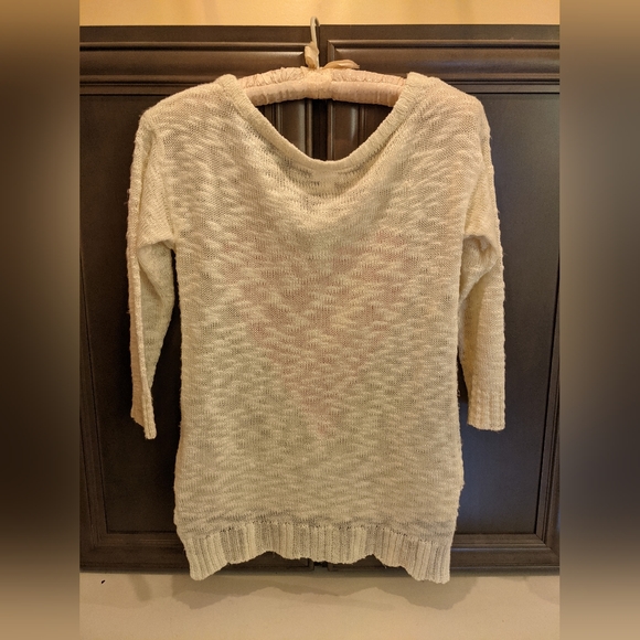 xhilaration brand sweater, xs, pink heart - Picture 7 of 9